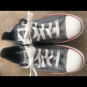 converse dark navy and white